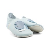 Bobux - Scarpina Soft Sole Tg. XL - La cosa migliore dopo i piedi scalzi! - Colore Bobux: Moby Sky