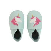 Bobux - Scarpina Soft Sole Tg. XL - La cosa migliore dopo i piedi scalzi! - Colore Bobux: Unicorno Aqua