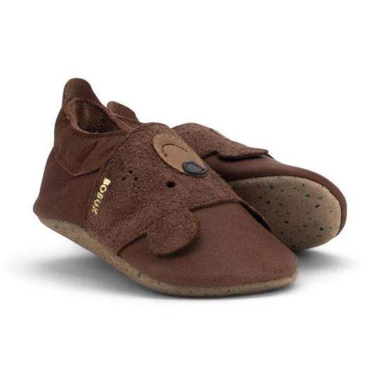 Bobux - Scarpina Soft Sole Tg. L - La cosa migliore dopo i piedi scalzi! - Colore Bobux: Bear Toffee