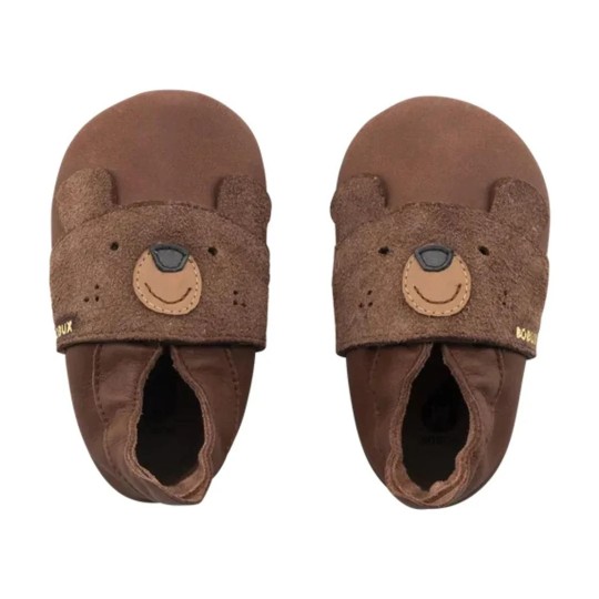 Bobux - Scarpina Soft Sole Tg. L - La cosa migliore dopo i piedi scalzi! - Colore Bobux: Bear Toffee
