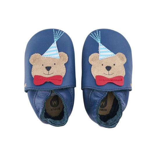 Bobux - Scarpina Soft Sole Tg. 3XL - La cosa migliore dopo i piedi scalzi! - Colore Bobux: Orso Blu