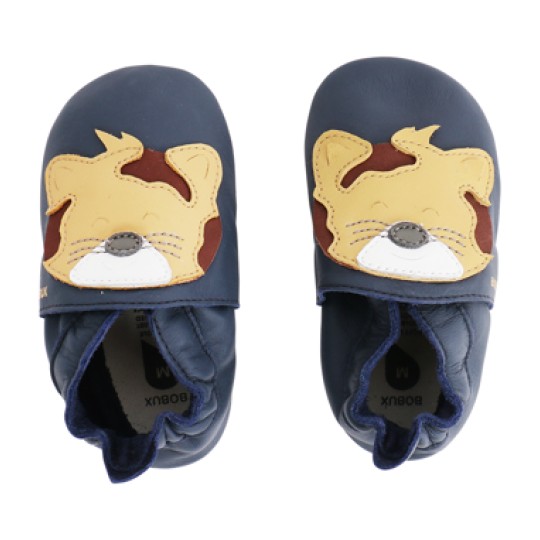 Bobux - Scarpina Soft Sole Tg. 4XL - La cosa migliore dopo i piedi scalzi! - Colore Bobux: Leopardo Navy