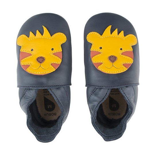 Bobux - Scarpina Soft Sole Tg. XL - La cosa migliore dopo i piedi scalzi! - Colore Bobux: Tigre Blu