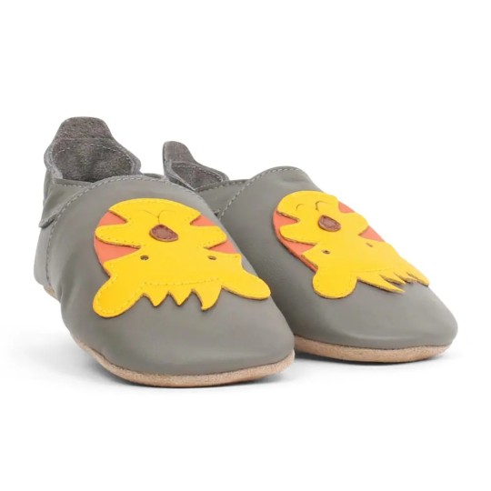 Bobux - Scarpina Soft Sole Tg. L - La cosa migliore dopo i piedi scalzi! - Colore Bobux: Tigre Grigia