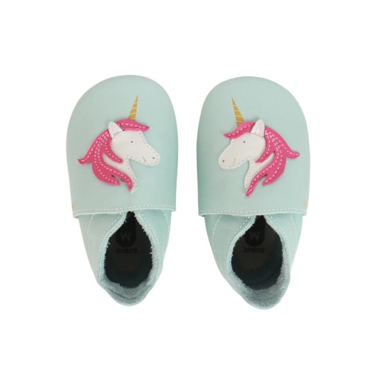 Bobux - Scarpina Soft Sole Tg. XL - La cosa migliore dopo i piedi scalzi! - Colore Bobux: Unicorno Aqua