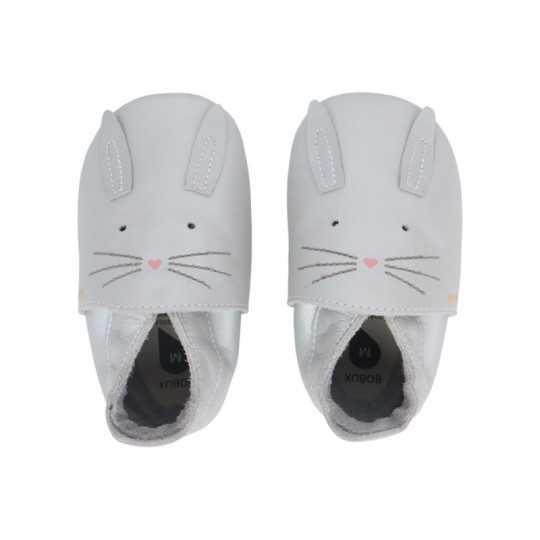 Bobux - Scarpina Soft Sole Tg. XL - La cosa migliore dopo i piedi scalzi! - Colore Bobux: Coniglio Grigio