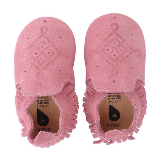 Bobux - Scarpina Soft Sole Tg. L - La cosa migliore dopo i piedi scalzi! - Colore Bobux: Scamosciato Rosa