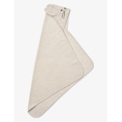 Liewood - Accappatoio a triangolo baby - con cappuccio - 100% Cotone biologico - Colore Liewood: Rabbit Sandy