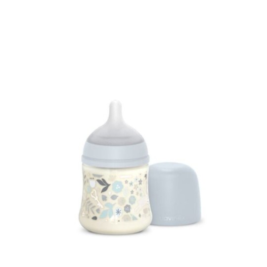 Suavinex - Biberon Wonderland Liberty 150 ml Flusso Lento - Colore: Liberty Azzurro
