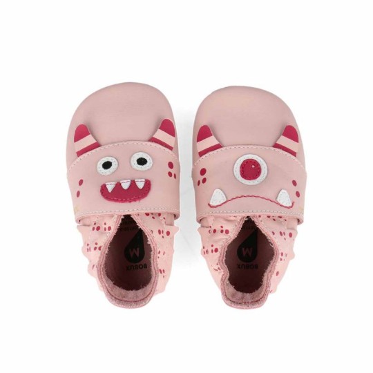 Bobux - Scarpina Soft Sole Tg. M - La cosa migliore dopo i piedi scalzi! - Colore Bobux: Binjau Blossom + Very Berry
