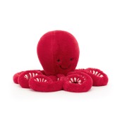 Jellycat - Peluche morbido Polpo rosso