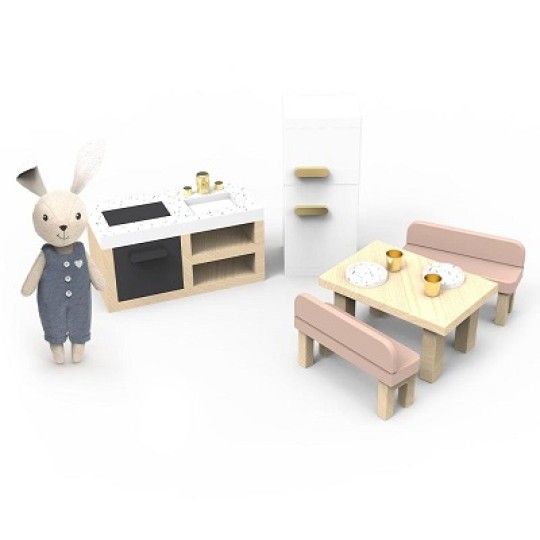 Speedy Monkey - Cucina cottage con coniglietto