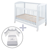Dili Best - Letto doppia altezza con cassetto Natural - Made in Italy - Colore: Azzurro