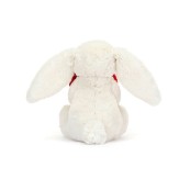 Jellycat- Peluche morbido Coniglio con cuore rosso