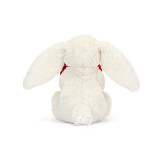 Jellycat- Peluche morbido Coniglio con cuore rosso