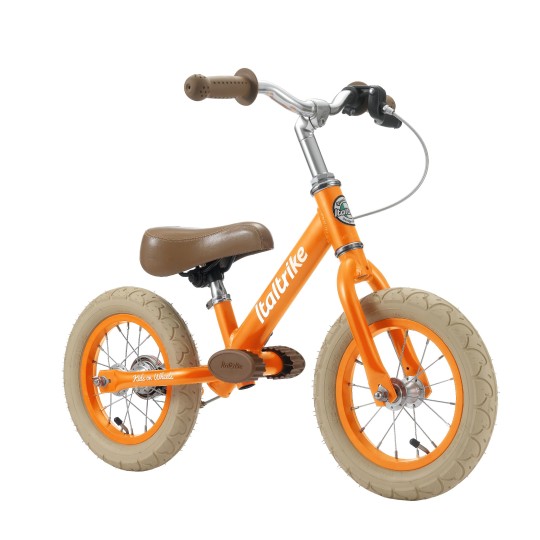 Italtrike - Balance Bike Fruit - bicicletta senza pedali - Dai 2 anni - Colore: Arancione
