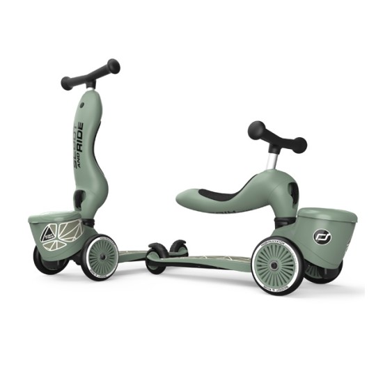 Scoot & Ride - Monopattino e Triciclo 2 in 1 Lifestyle Highwaykick 1 - Colori Scoot&Ride: Green Lines