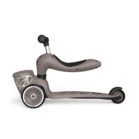 Scoot & Ride - Monopattino e Triciclo 2 in 1 Lifestyle Highwaykick 1 - Colori Scoot&Ride: Brown Lines