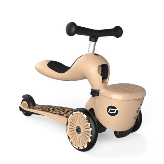 Scoot & Ride - Monopattino e Triciclo 2 in 1 Lifestyle Highwaykick 1 - Colori Scoot&Ride: Leopard