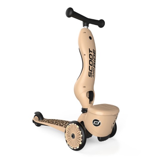Scoot & Ride - Monopattino e Triciclo 2 in 1 Lifestyle Highwaykick 1 - Colori Scoot&Ride: Leopard