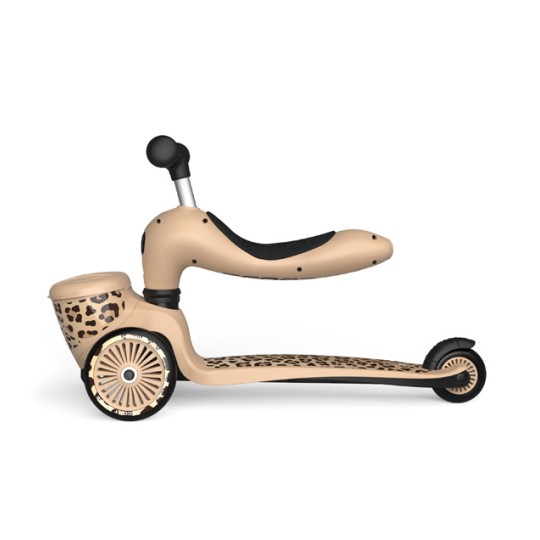 Scoot & Ride - Monopattino e Triciclo 2 in 1 Lifestyle Highwaykick 1 - Colori Scoot&Ride: Leopard