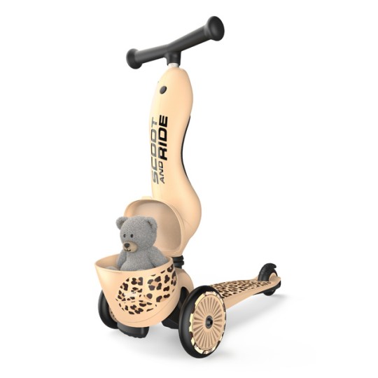 Scoot & Ride - Monopattino e Triciclo 2 in 1 Lifestyle Highwaykick 1 - Colori Scoot&Ride: Leopard