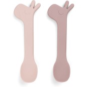 Done by Deer - Set 2 Cucchiai in Silicone per Bambini - Lalee - Colore: Blu