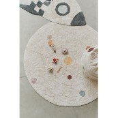 Lorena Canals - Tappeto Gioco Lavabile - Solar System - Collezione Astronaut - Diametro 150 cm