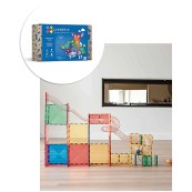 Connetix - 66 Pezzi - Pacco Pista Palline - Arcobaleno - 100% Plastica ABS Atossica