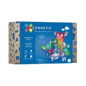 Connetix - 66 Pezzi - Pacco Pista Palline - Arcobaleno - 100% Plastica ABS Atossica