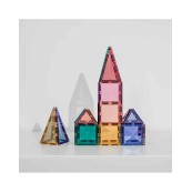 Connetix - 32 Pezzi - Tessere Magnetiche - Confezione Mini - Pastello - 100% Plastica ABS Atossica