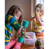 Jellystone Design - Gioco Sensoriale - DIY Calm Down Bottle - Dai 3 Anni - Colore: Arcobaleno