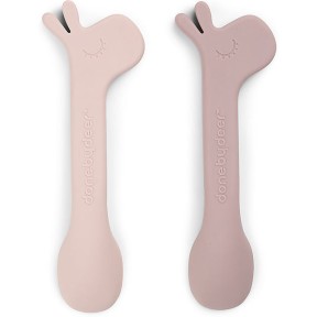 Done by Deer - Set 2 Cucchiai in Silicone per Bambini - Lalee
