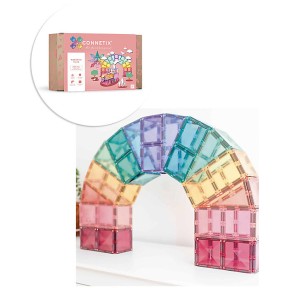 Connetix - 202 Pezzi - Pacco Mega - Pastello - 100% Plastica ABS Atossica