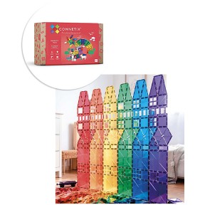 Connetix - 212 Pezzi - Mega Set - Arcobaleno - 100% Plastica ABS Atossica