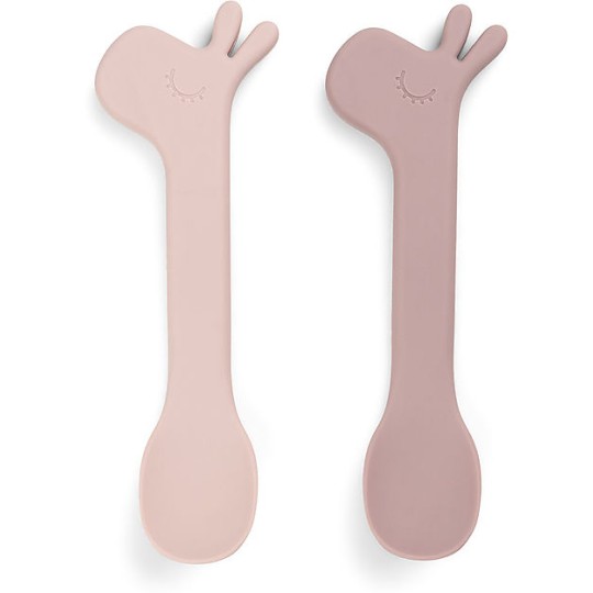 Done by Deer - Set 2 Cucchiai in Silicone per Bambini - Lalee - Colore: Blu