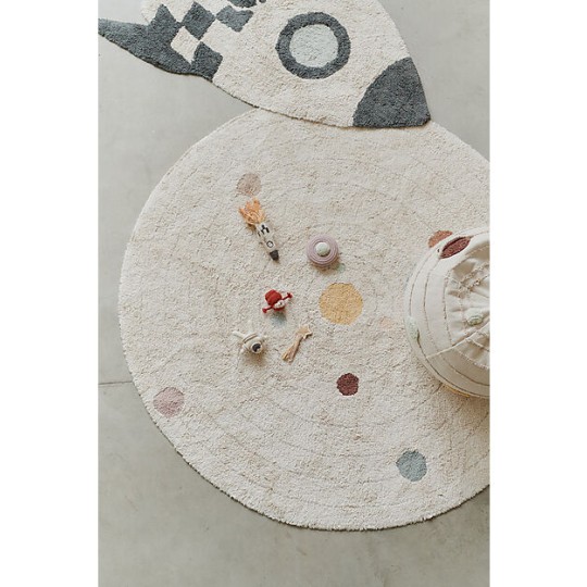 Lorena Canals - Tappeto Gioco Lavabile - Solar System - Collezione Astronaut - Diametro 150 cm