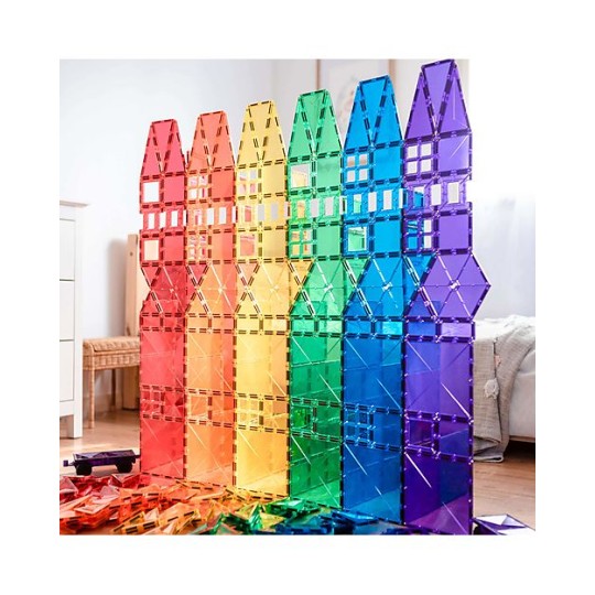 Connetix - 212 Pezzi - Mega Set - Arcobaleno - 100% Plastica ABS Atossica