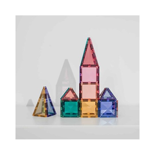 Connetix - 32 Pezzi - Tessere Magnetiche - Confezione Mini - Pastello - 100% Plastica ABS Atossica