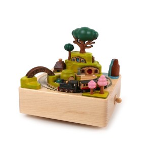 Wooderful Life - Carillon in legno Treno della primavera