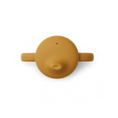 Liewood - Tazza Sippy con Beccuccio e Manici Neil Cup - 150 ml - Colore Liewood: Mr.Bear Golden Caramel