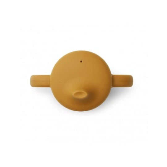 Liewood - Tazza Sippy con Beccuccio e Manici Neil Cup - 150 ml - Colore Liewood: Mr.Bear Golden Caramel