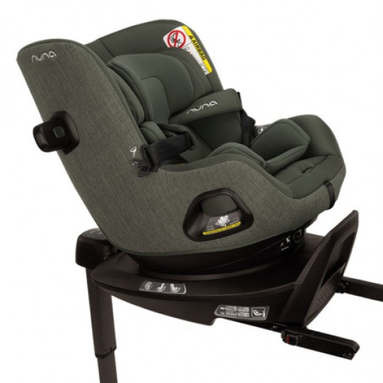 Nuna - Seggiolino auto Pruu 40-105cm - I-Size - con base rotante - Colore Nuna: Forest