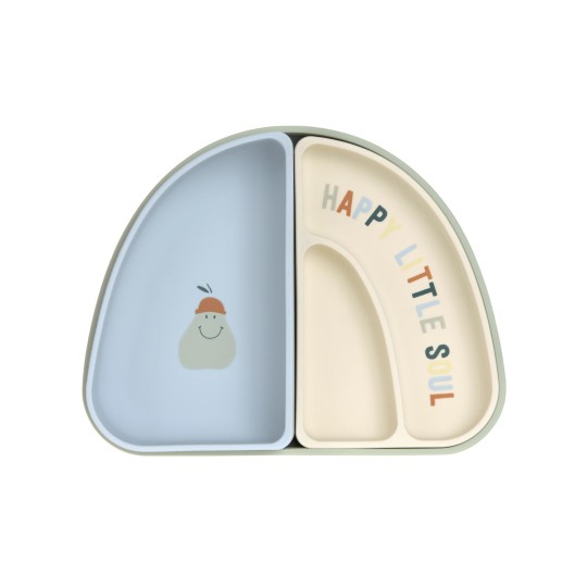 Lassig - Set piatti in silicone 3 pezzi - Colori Lässig: Happy Fruits Lemon