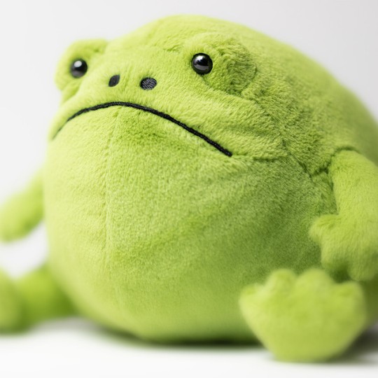 Jellycat - Pelcuhe morbido Rana triste Ricky - Taglia: M