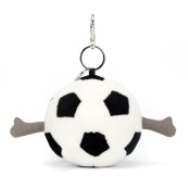 Jellycat - Ciondolo portachiavi Palla da calcio