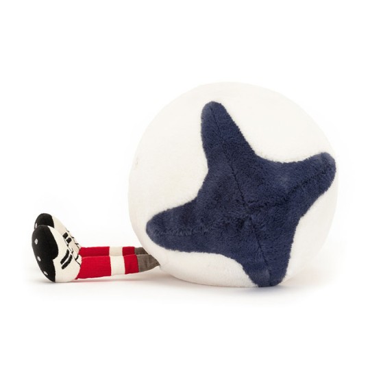 Jellycat - Peluche morbido Palla da Rugby