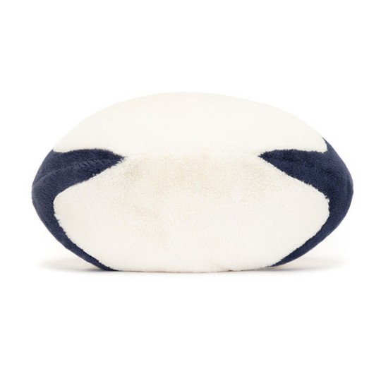Jellycat - Peluche morbido Palla da Rugby