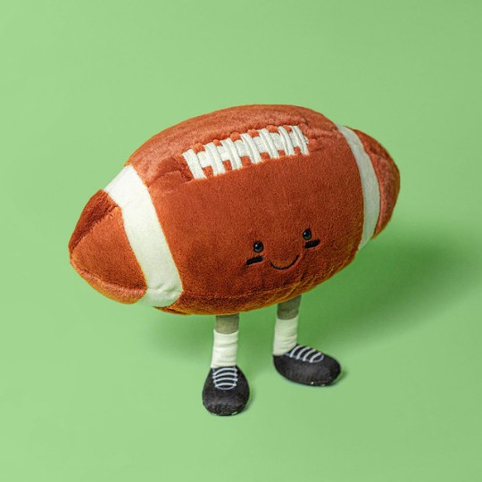Jellycat - Peluche morbido Palla da Football americano