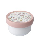 Little Dutch - Contenitore porta frutta con forchetta 300ml - Colori Little Dutch: Flowers & Butterflies